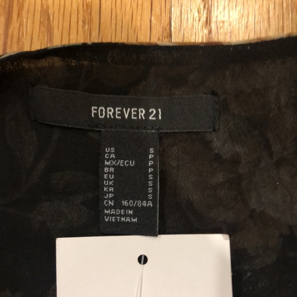 NWT Flower Rose Printed Mini Dress - Picture 4 of 6